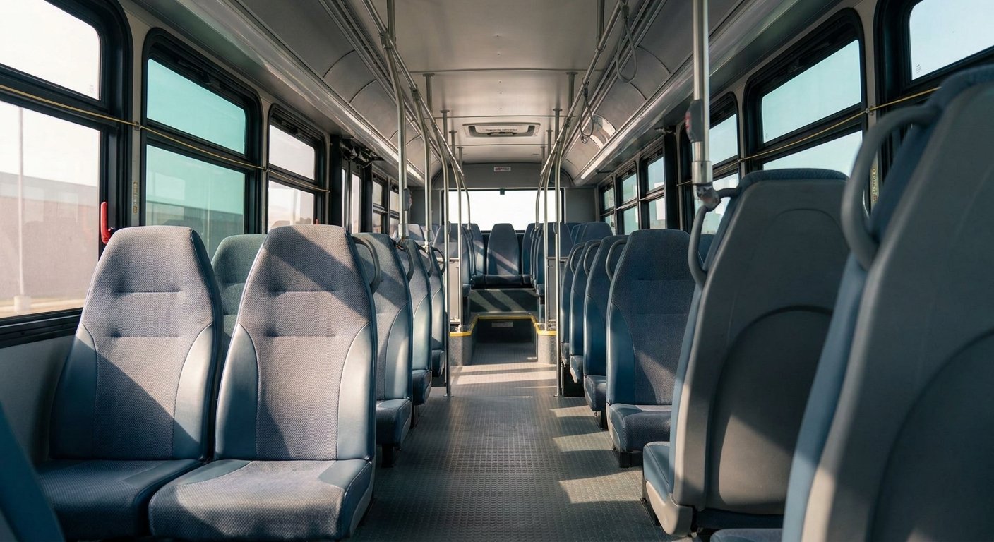 traveling-as-a-group-on-the-nyc-to-philadelphia-bus-empty-aisle