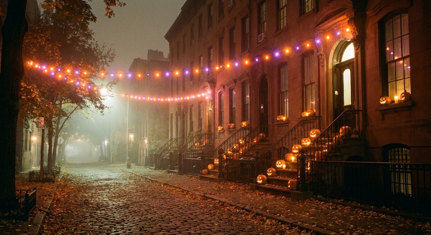 bus-from-philadelphia-to-nyc-halloween-parade-village-street