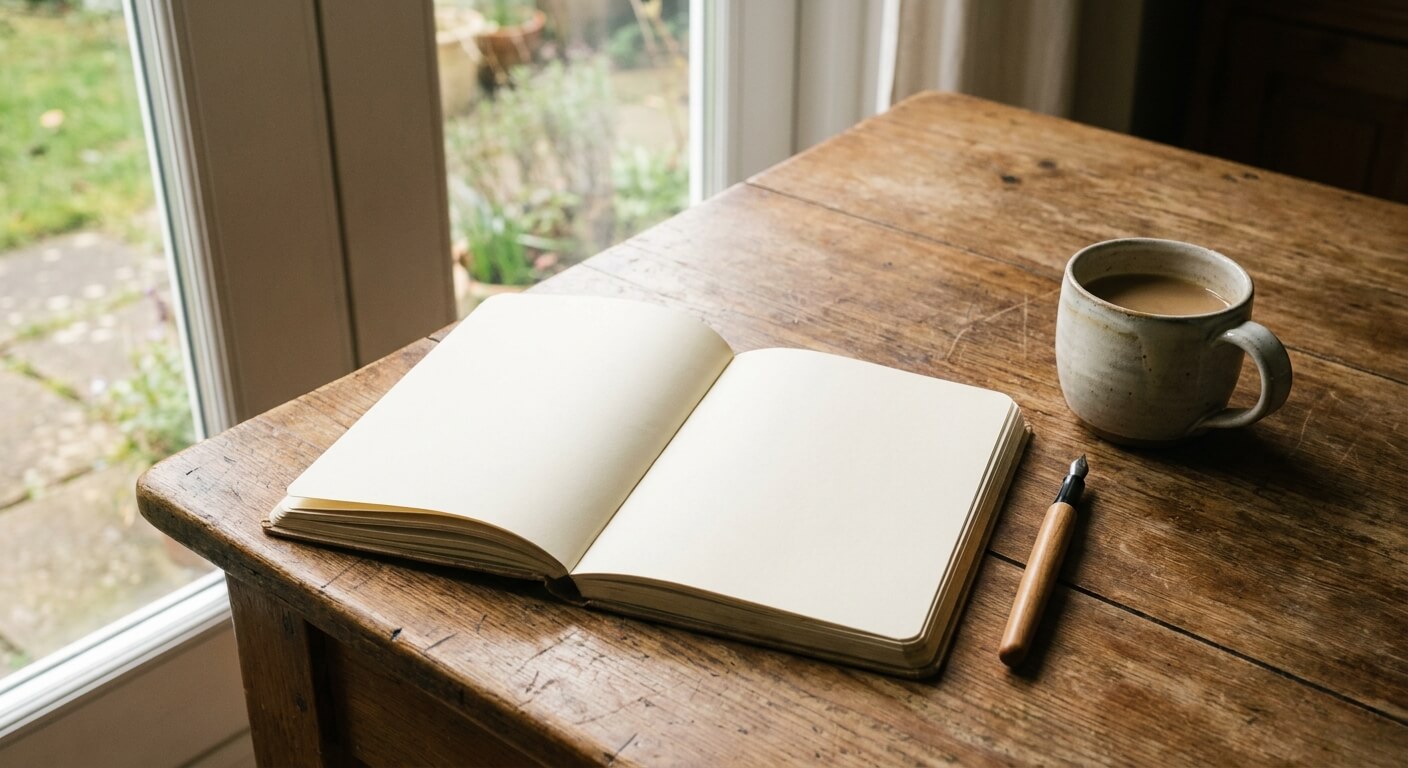 notebook-and-coffee-for-calculating-round-trip-driving-cost-from-new-york-to-philadelphia