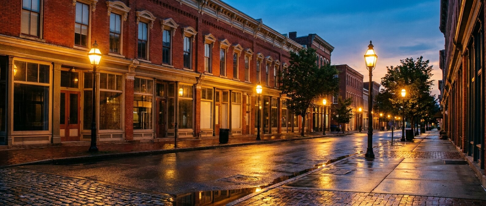 nyc-to-philly-business-trip-evening-sidewalk
