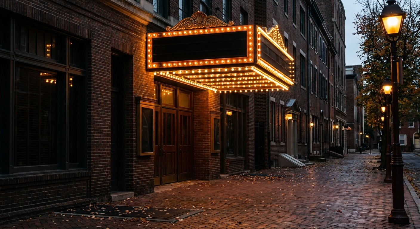 bus-from-new-york-to-philadelphia-film-festival-theater-marquee