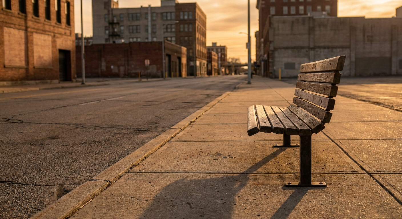 is-philly-bus-legit-pickup-curb-bench