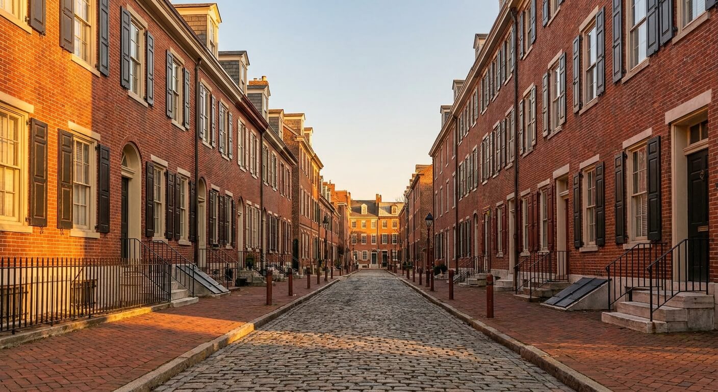 niuyue-dao-feicheng-bashi-philadelphia-brick-street